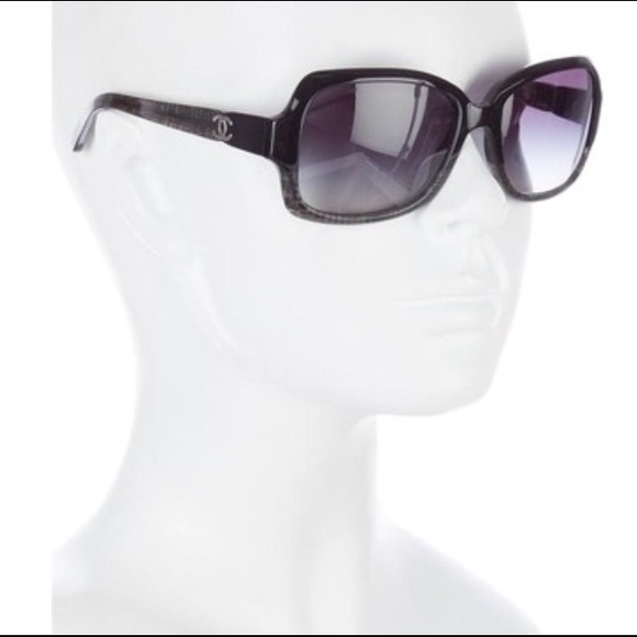 CHANEL Sunglasses Tweed Effect - Picture 7 of 7